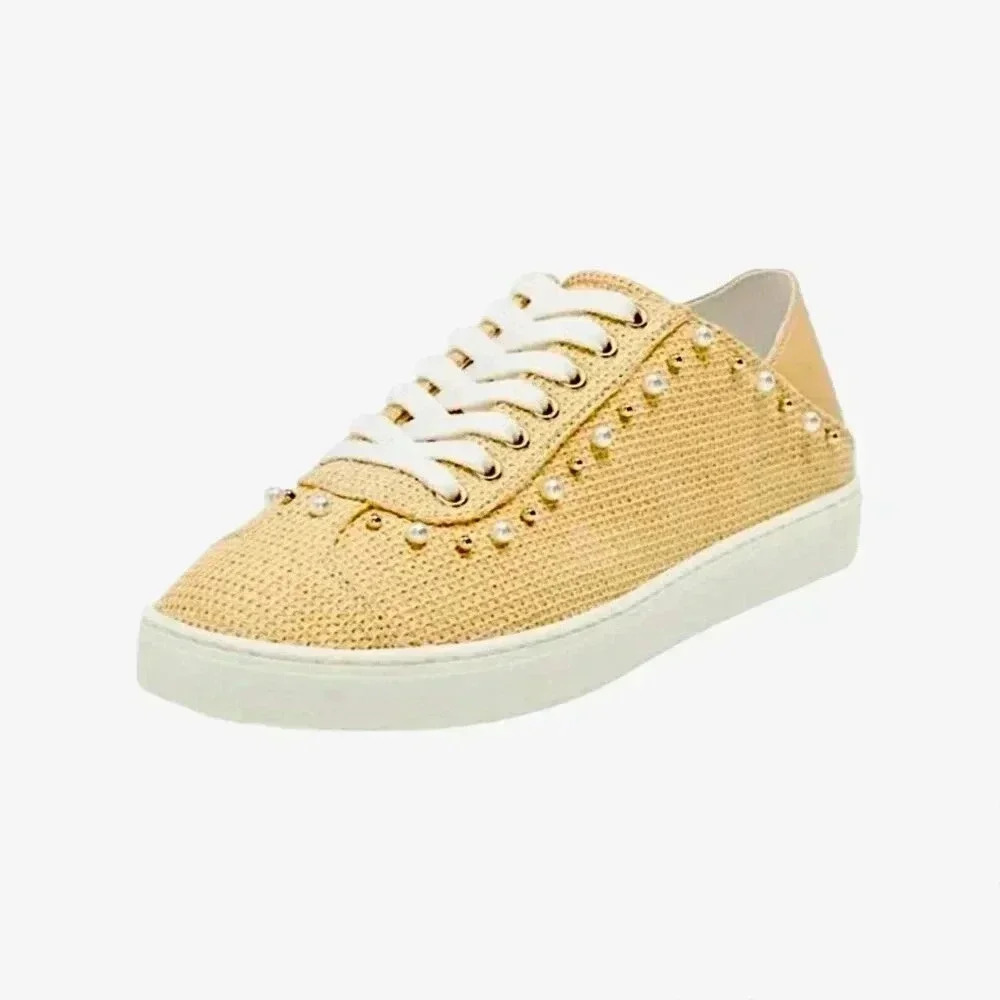 Stuart Weitzman Pearlstud Convertible Sneaker Size EU 38.5 US 8.5